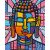 Bunter Buddha 3 - Malen-nach-Zahlen-Set auf Keilrahmen 40x50