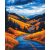   Auf gewundenen Wegen - Malen-nach-Zahlen-Set auf Keilrahmen 40x50