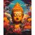 Buddhista harmónia - Számfestő készlet kereten 40x50