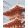 Téli pagoda - Számfestő készlet kereten 40x50