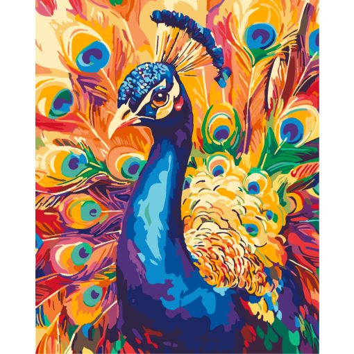 Der König der Farben - Malen-nach-Zahlen-Set auf Keilrahmen 40x50