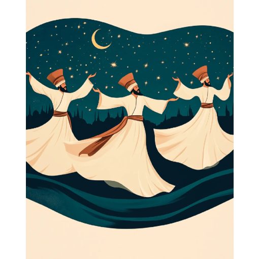 A háromkirályok - Számfestő készlet kereten 40x50