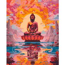 Buddha álma - Számfestő készlet kereten 40x50