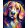 Színes beagle - Számfestő készlet kereten 40x50