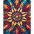Mandala 26 - Malen-nach-Zahlen-Set auf Keilrahmen 40x50