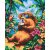 Sommerkapiabara - Malen-nach-Zahlen-Set auf Keilrahmen 40x50