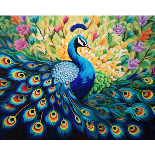 Tollak varázsa - Számfestő készlet kereten 40x50