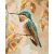   Kolibri am Herbstzweig - Malen-nach-Zahlen-Set auf Keilrahmen 40x50