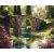   Garten der Nymphen - Malen-nach-Zahlen-Set auf Keilrahmen 40x50