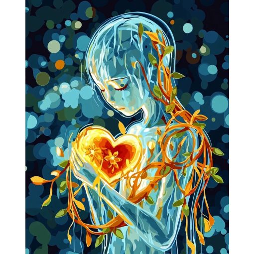 Álmodozás - Számfestő készlet kereten 40x50