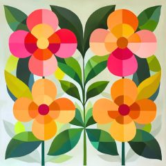 Élénk választás - Számfestő készlet kereten 40x40