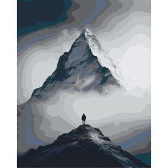   Der Berg der Seele – Malen nach Zahlen Set auf Rahmen 40x50 cm