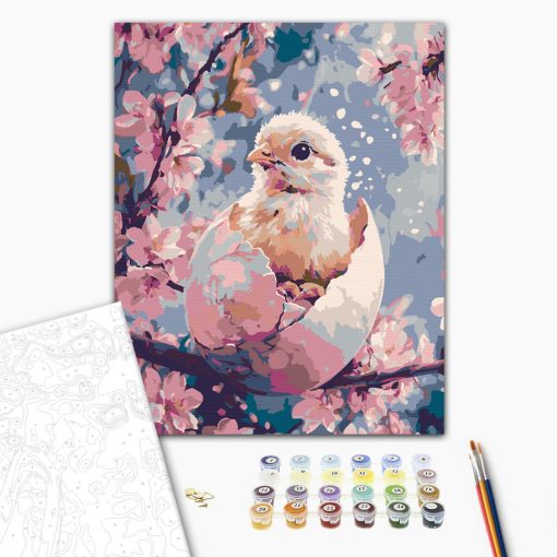 Zauberer des Schicksals – Malen nach Zahlen Set auf Rahmen 40x50 cm