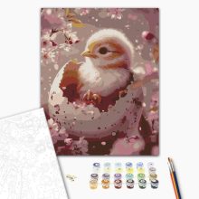 Zauberer des Schicksals – Malen nach Zahlen Set auf Rahmen 40x50 cm