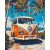 Hippie-Express – Malen nach Zahlen Set auf Rahmen 40x50 cm