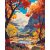   Vielfältige Natur – Malen nach Zahlen Set auf Rahmen 40x50 cm