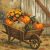   Kürbisstarker Herbstkorb – Malen nach Zahlen Set auf Rahmen 40x40 cm