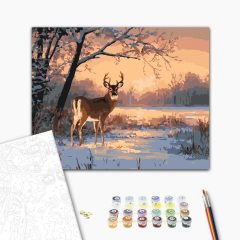   Der Ruf der Natur – Malen nach Zahlen Set auf Rahmen 40x50 cm