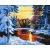   Magischer Winter - Malen-nach-Zahlen-Set auf Keilrahmen 40x50