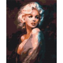 Unvergessliche Marilyn - Malen-nach-Zahlen-Set auf Keilrahmen 40x50