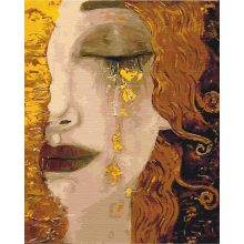 Goldene Tränen - Anne-Marie Zilberman - Malen-nach-Zahlen-Set auf Keilrahmen 40x50