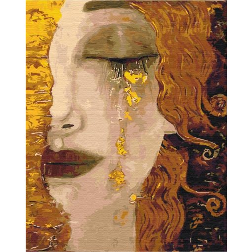 Goldene Tränen - Anne-Marie Zilberman - Malen-nach-Zahlen-Set auf Keilrahmen 40x50