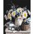 Wiesenblumen - Malen-nach-Zahlen-Set auf Keilrahmen 40x50