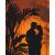 Zwischen den Schatten 2 - Malen-nach-Zahlen-Set auf Keilrahmen 40x50