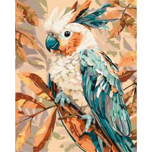 Vögel auf dem Herbstzweig - 2-teiliges Malen-nach-Zahlen-Set auf Leinwand