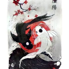 Koi pontyok - Otthoni-online élményfestő készlet